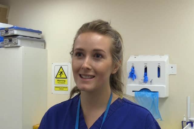 Speech and language therapist, Jessica Blakemore, helps diagnose patients with breathing difficulties - and works on ways to fix them.