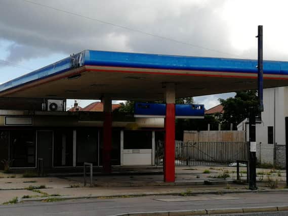 The site of the proposed storage facility on Liverpool Road in Penwortham - it was used as a car wash for a decade until earlier this year and a petrol station beforehand.