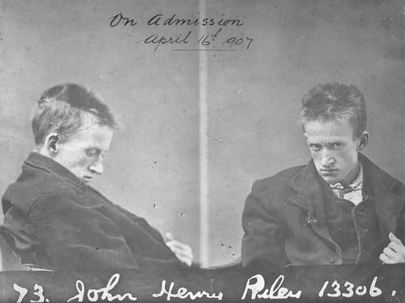 Whittingham Asylum patient John Henry Riley's admission photographs from April 16, 1929