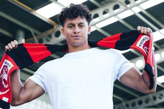 Morecambe loan signing Josef Yarney