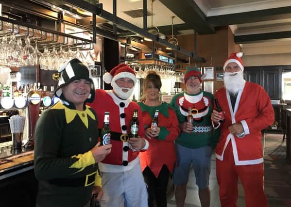 Leyland Town Team Santa Pub Run
