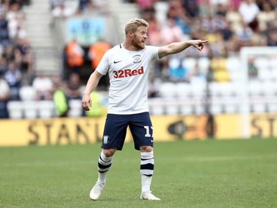 Daryl Horgan during his game for PNE against QPR