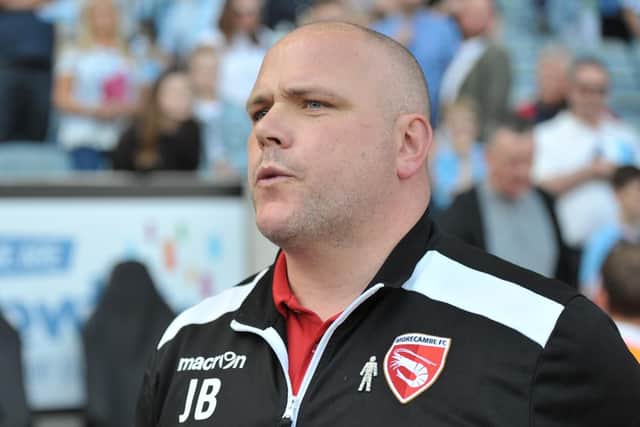 Morecambe boss Jim Bentley