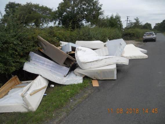 Fly-tipping in Bretherton (Photo: Chorley Council)