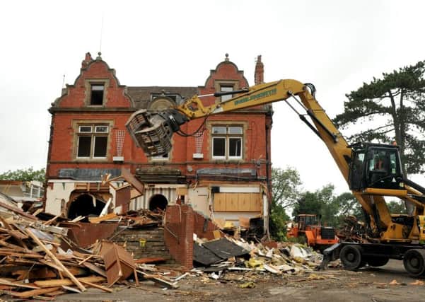 The historic Pines Hotel is finally being demolished