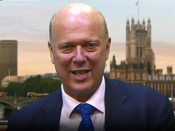 Chris Grayling apologised during an appearance on BBC Breakfast PIC: BBC