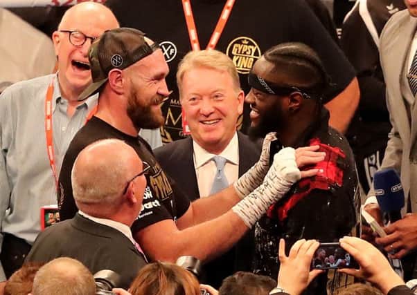 Two of boxing's most colourful characters Tyson Fury and Deontay Wilder