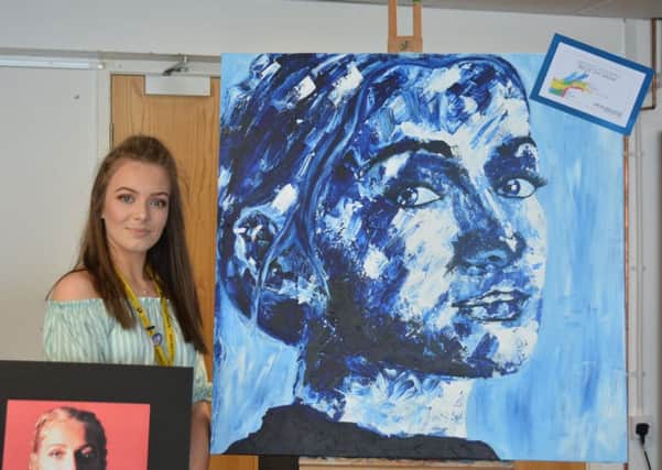 Carr Hill sixth former Eliza Tiffen who was awarded Best in Show