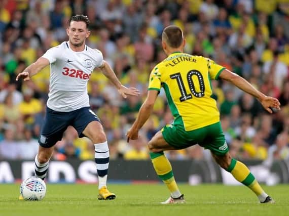 Alan Browne in action against Norwich