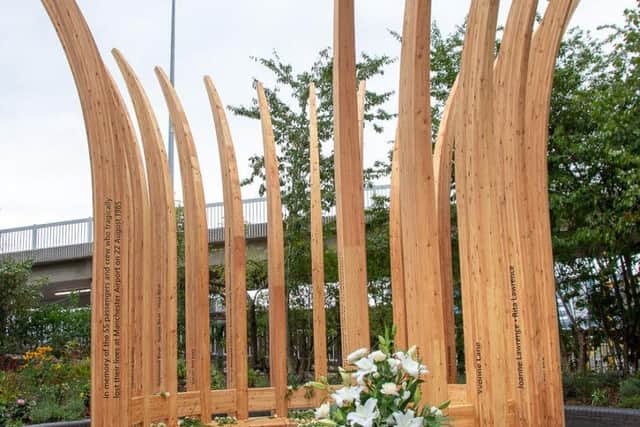 The memorial to honour the 55 people who died in a major plane disaster 33 years ago
