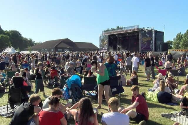 RockPrest tribute festival at Moor Park in Preston