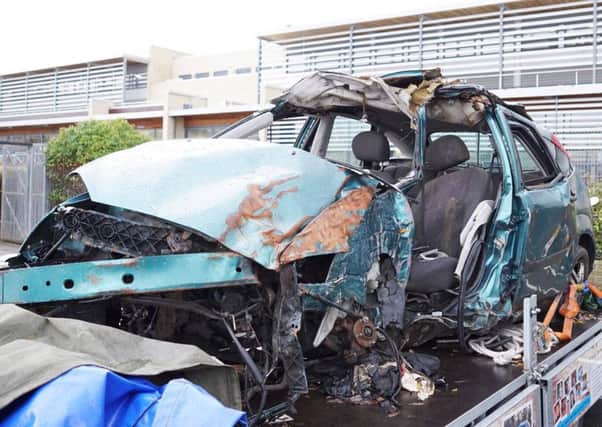 The car of Daniel Birch, from Coppull near Chorley, who died in 2012. Toxicology reports show he was almost three times the legal alcohol limit