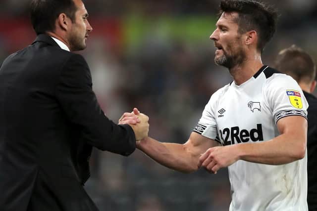 Former Preston favourite David Nugent with new Derby boss Frank Lampard