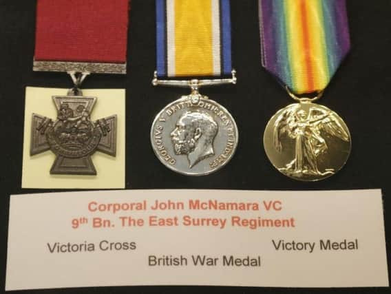 Corporal John McNamara's medals