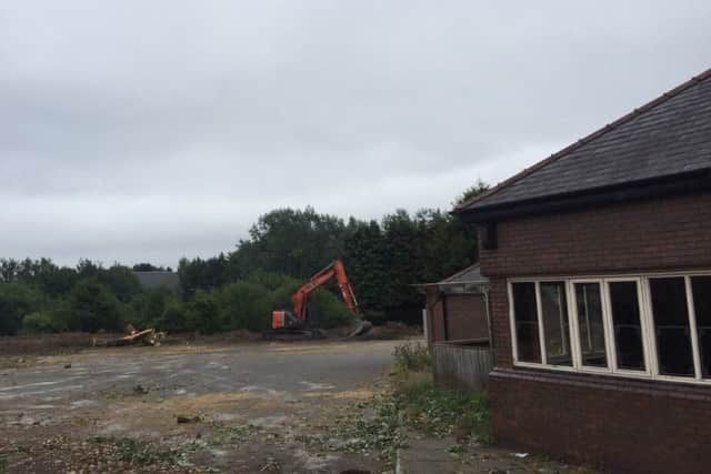 Work started last month on clearing the Sumners pub site.