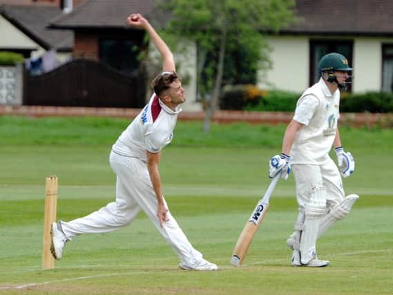 Toby Lester took a wicket in his first Championship game of the season