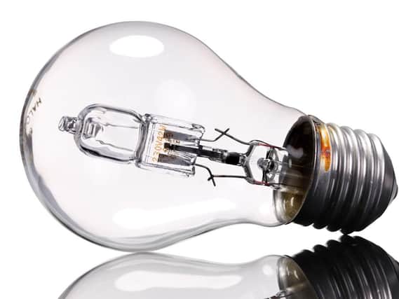 A halogen bulb