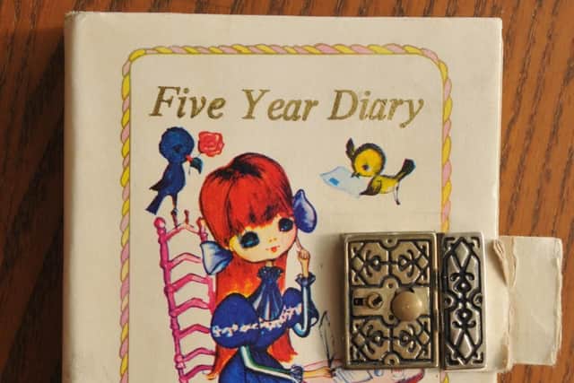 The diary cover