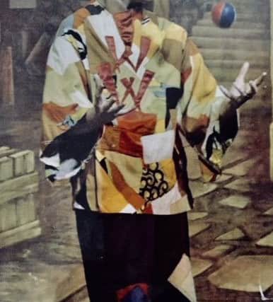 Father Frankie Mulgrew, the son of Jimmy Cricket.
He followed in his dad's footsteps and became a comedian himself but then became a priest.
Father Frankie when he was in the panto Aladdin
REAL LIFE STORY