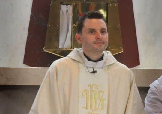 Father Frankie Mulgrew, the son of Jimmy Cricket.
He followed in his dad's footsteps and became a comedian himself but then became a priest.
REAL LIFE STORY