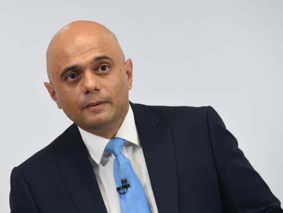 Home Secretary Sajid Javid speaking at the Home Office in London where he described his shock at discovering the scale of the danger posed by paedophiles on the internet and outlined his "personal mission" to tackle child abuse in all its forms. Photo credit: Stefan Rousseau/PA Wire