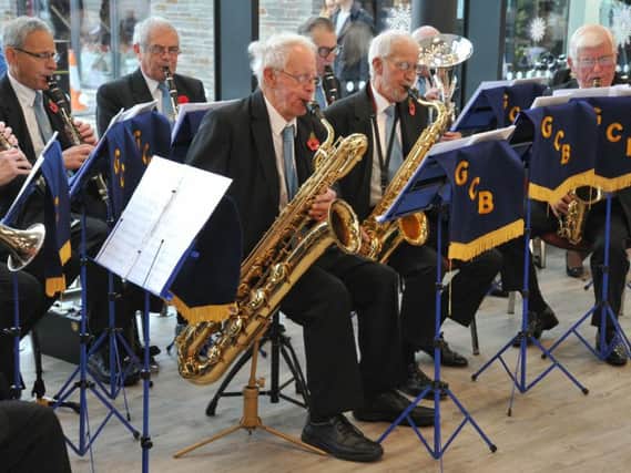 Members of the Guardian Concert Band