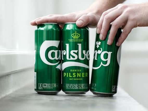 Carlsberg's new multi-pack beer cans