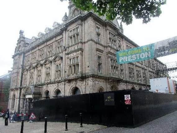 The Old Post Office overlooking the Flag Market is being refurbished for the new Shankly Hotel