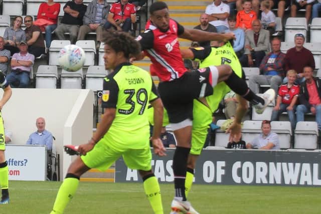 Vadaine Oliver was praised by Morecambe manager Jim Bentley following his goal in Tuesdays Checkatrade Trophy defeat at Carlisle United