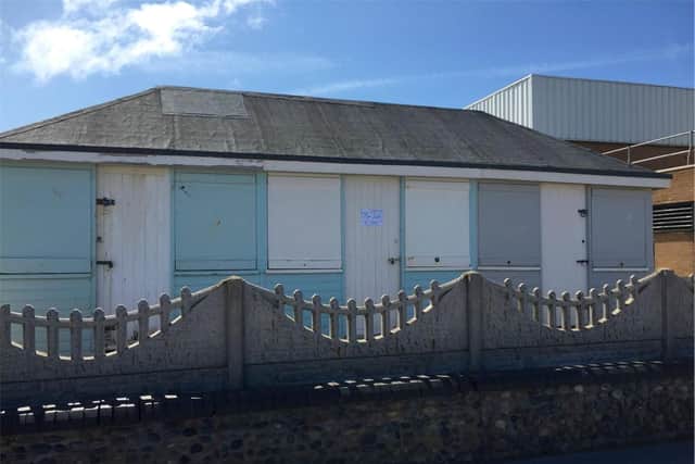 This Fleetwood beach hut was for sale at 13,000
