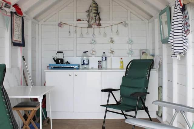 The beach hut is well presented (Pic: Durrants)