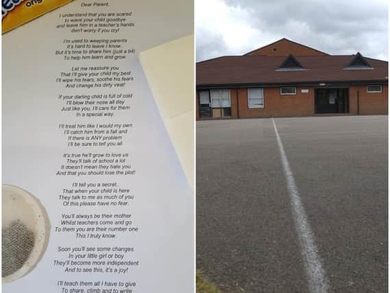Poem for parents from Pool House School