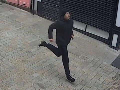 CCTV images released by police following the attack