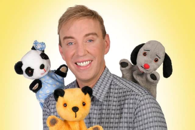 Sooty, Soo and Sweep with Richard Cadell