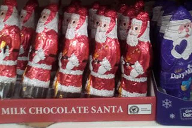 Chocolate Santas
