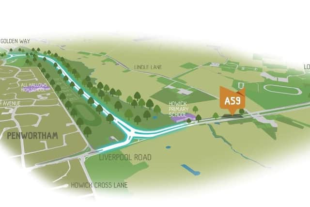 How Penwortham Bypass will look once completed