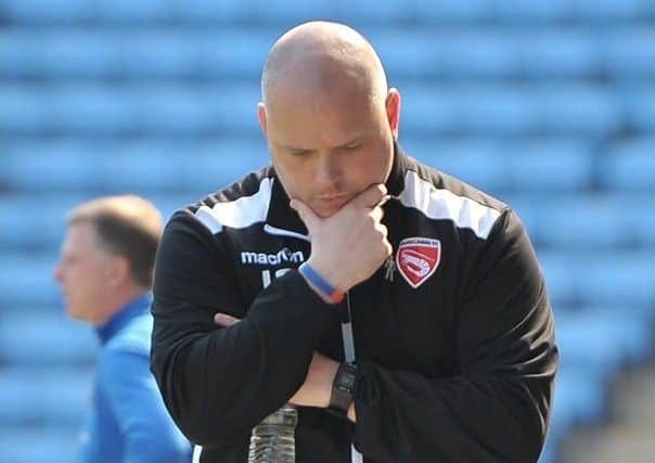 Morecambe boss Jim Bentley is hoping for a win as the Shrimps face three massive games in the coming weeks     Picture: B&O PRESS PHOTO