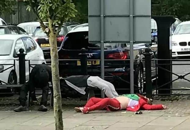 Shocking footage shows 'Zombie' spice addicts on streets of Lancashire