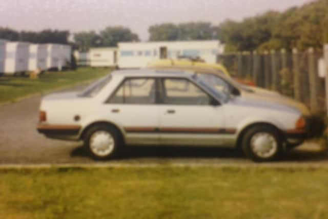 The Ford Orion was used to transport the bank manager back to the bank - in the boot