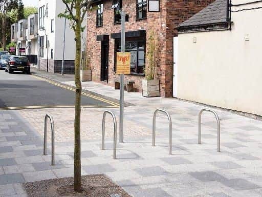 What the bike stands will look like if they are given the go-ahead by town planners