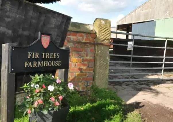 Fir Trees Farm, where the donkeys were kept - and seized from