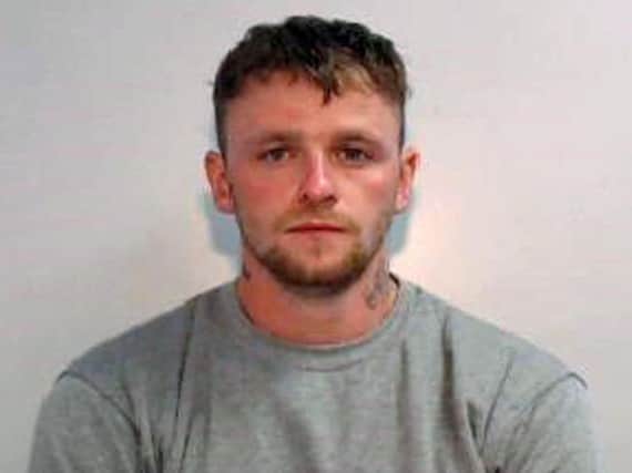Daniel Sayers, who has been jailed for eight years at Minshull Street Crown Court, Manchester, after he killed a grandfather while speeding at 70mph as he fled police. Photo credit: Greater Manchester Police /PA Wire
