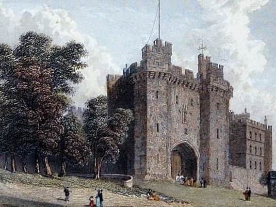 Lancaster Castle where the trial took place