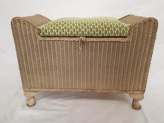 This beautiful Lloyd Loom chest is on sale at GB Antiques Centre for 45 pounds
