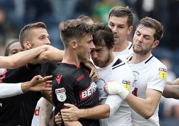 The midfielder was shown a straight red card for the first time in his career for a headbutt on Joe Williams after the final whistle of the 2-2 draw against Bolton
