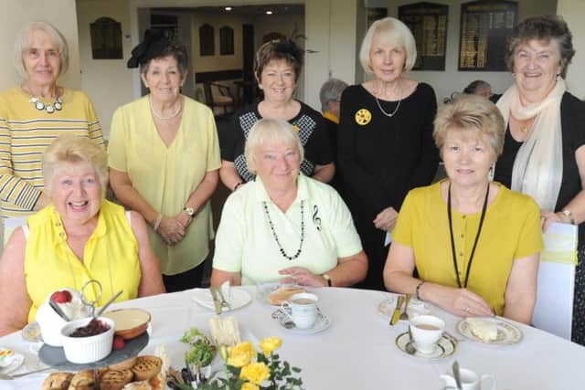 Ingol WI celebrate their 90th birthday by having a Presidents Lunch at Ashton & Lea Golf Club. Pictured clockwise from top left are Susan Milner, Joan Parkinson, Agnes Finley, Lynda Rayfield, Sandra Osgood, Sheila Mugridge, Ann Miller and Joan Nelson.
