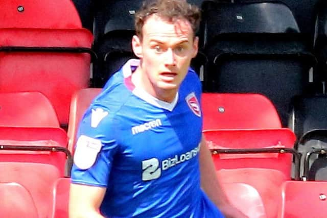 Liam Mandeville netted Morecambe's winner