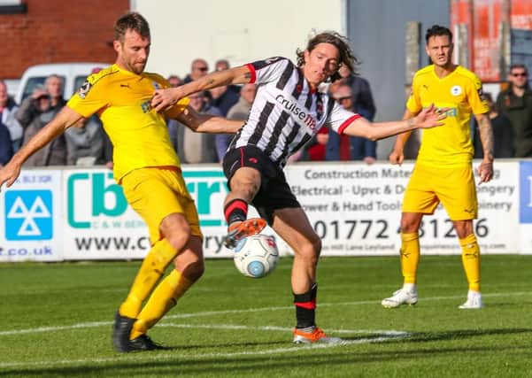 Action from Chorley's draw with Chester (photo: Stefan Willoughby)