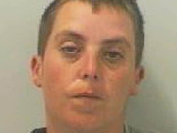 Karen Tunmore, now 36, attacked Pritchard near his Sunderland home in January 2004. He was using crutches at the time and was subjected to a savage attack. Photo credit: Northumbria Police/PA Wire