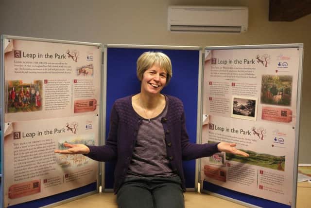Cathy Hopley who previously lead the " A Leap In The Park" project for Bowland AONB